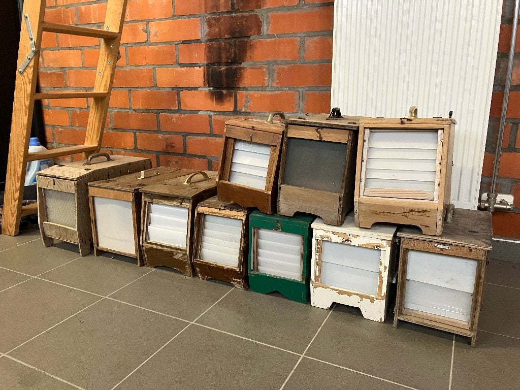vinkenkooien, Dieren en Toebehoren, Ophalen, Gebruikt, Hout, Vogelkooi