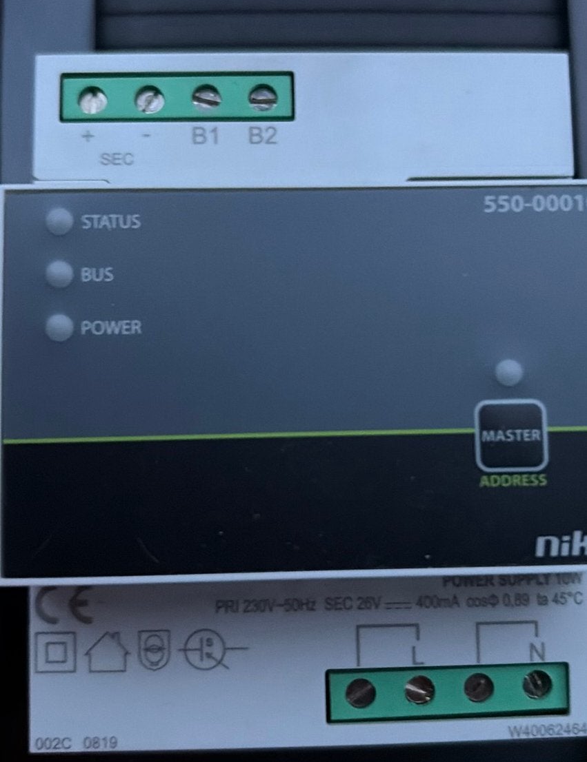Niko Home Control voeding, Bricolage & Construction, Enlèvement ou Envoi, Utilisé