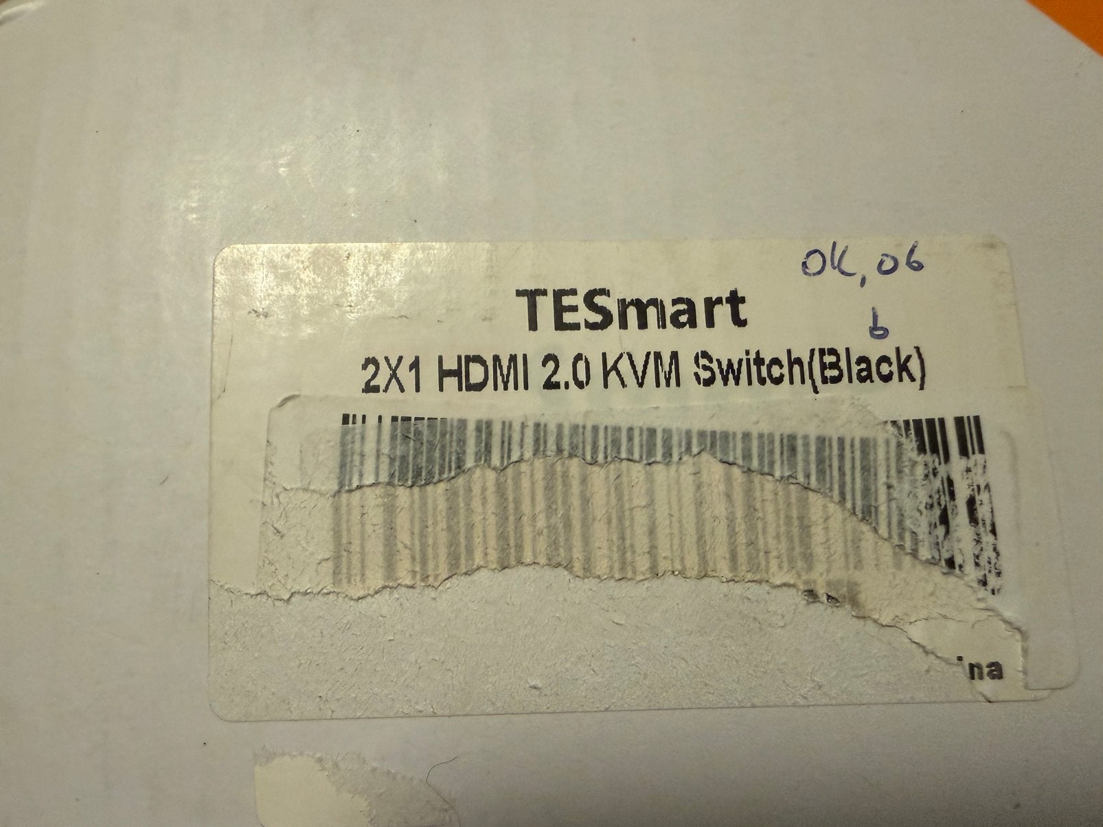 TESmart 2x1 HDMI 2.0 KVM Switch 4K 60Hz – compleet, Ophalen of Verzenden, Nieuw