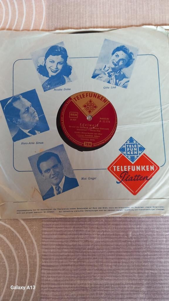 Lot Duitse 78 toeren platen Wehrmacht WWII WO2, Enlèvement ou Envoi