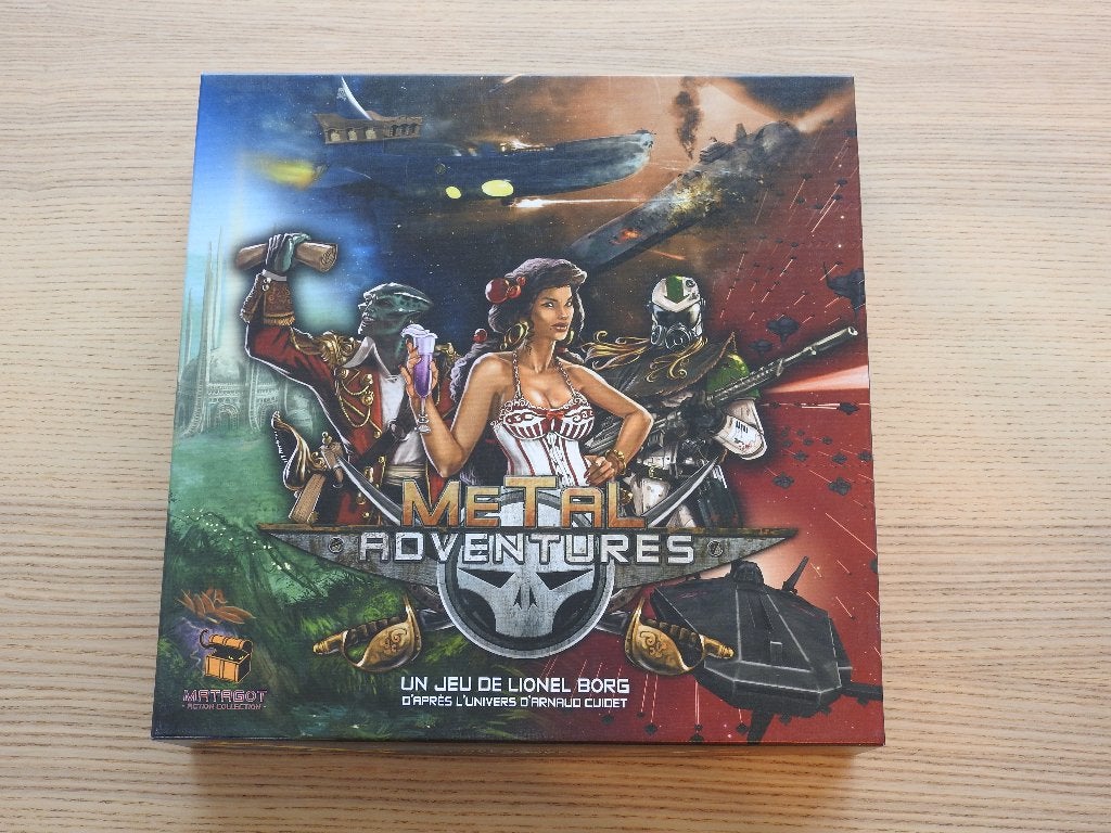 Metal Adventures (FR), Trois ou quatre joueurs, Enlèvement ou Envoi, Neuf, ASMODEE