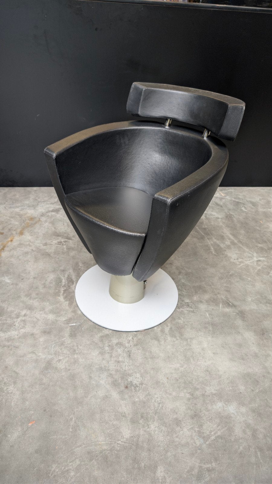 kappersstoel zwart, Huis en Inrichting, Stoelen, Ophalen, Zwart