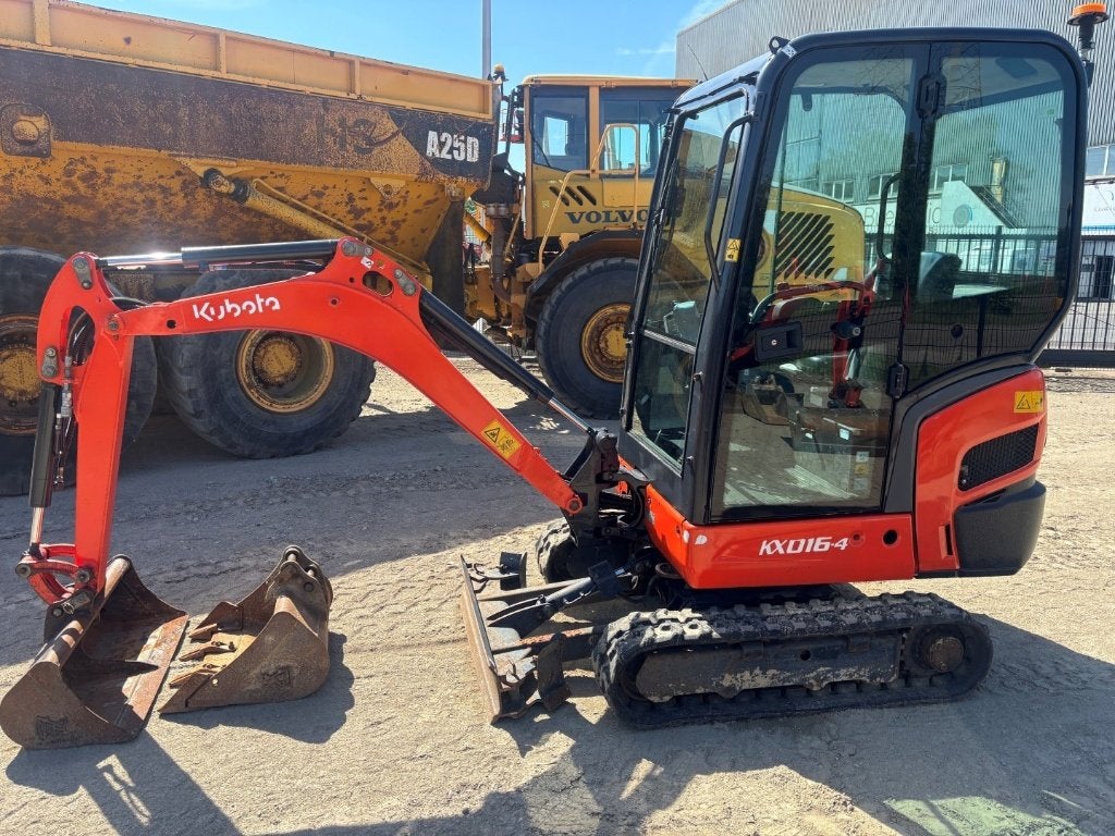 minigraver Kubota KX016-4 (2.047 uren), Zakelijke goederen, Ophalen, Graafmachine