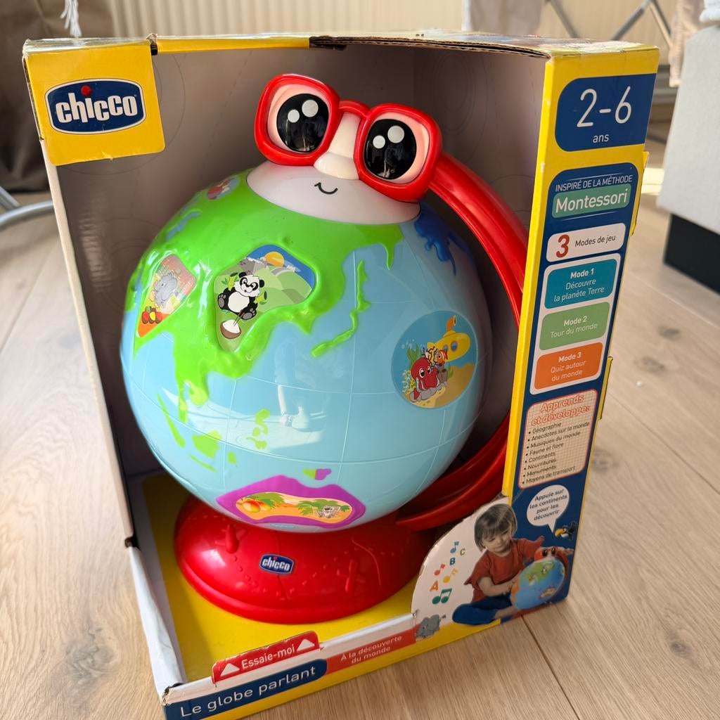Chicco le globe parlant interactieve wereldbol 2-6j, Ophalen, Zo goed als nieuw