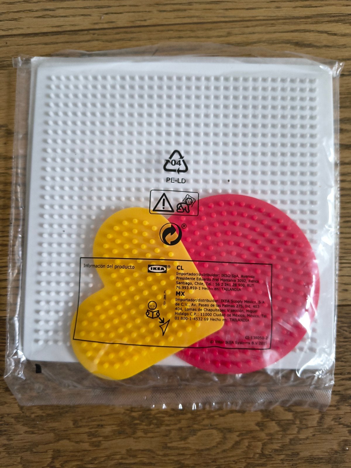 Plaques pour perles à repasser, Enlèvement