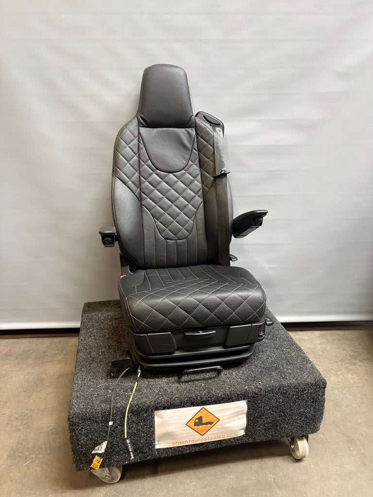 Scania Recaro stoel zwart leer ., Auto-onderdelen, Ophalen, Gebruikt, Scania, Interieur en Bekleding