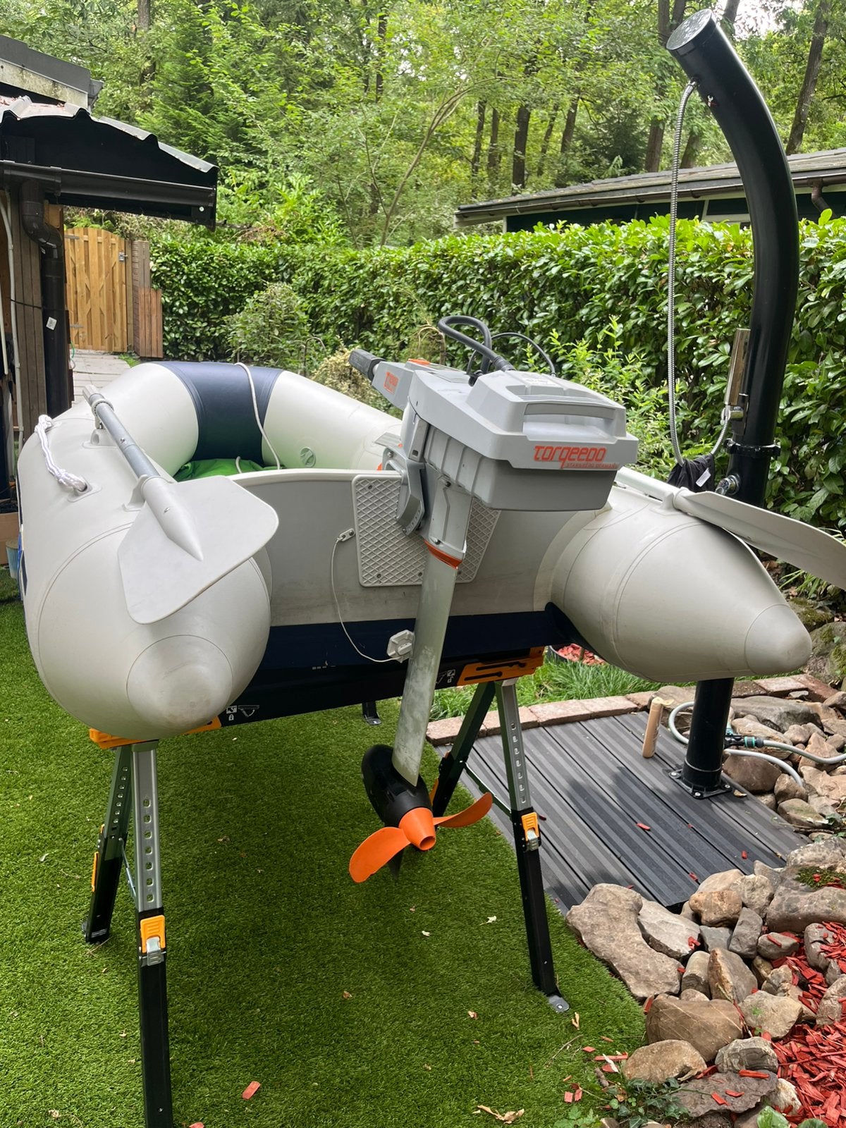 Dinghy à moteur électrique, Autres marques, 2 m, 1 m, Bois