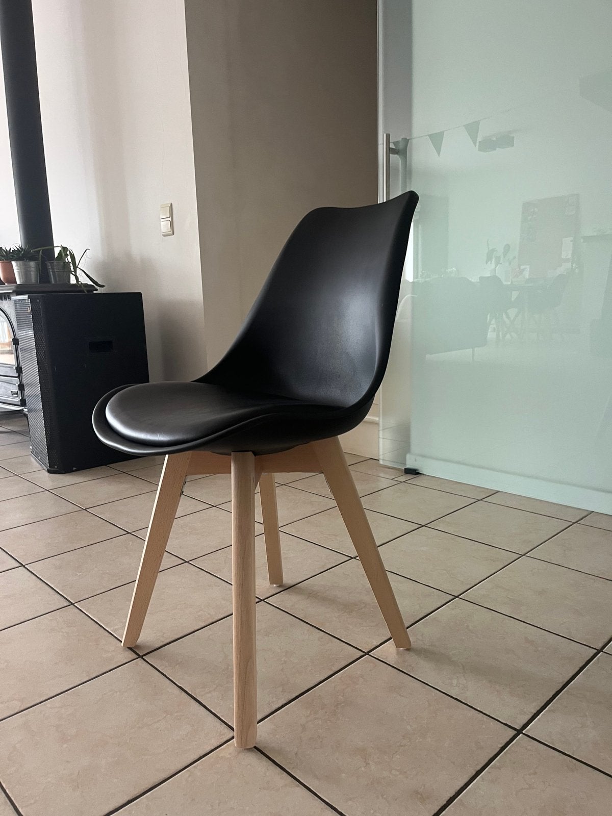 Eetkamer stoelen (6 stuks beschikbaar), Ophalen, Nieuw, Zwart, Vijf, Zes of meer stoelen