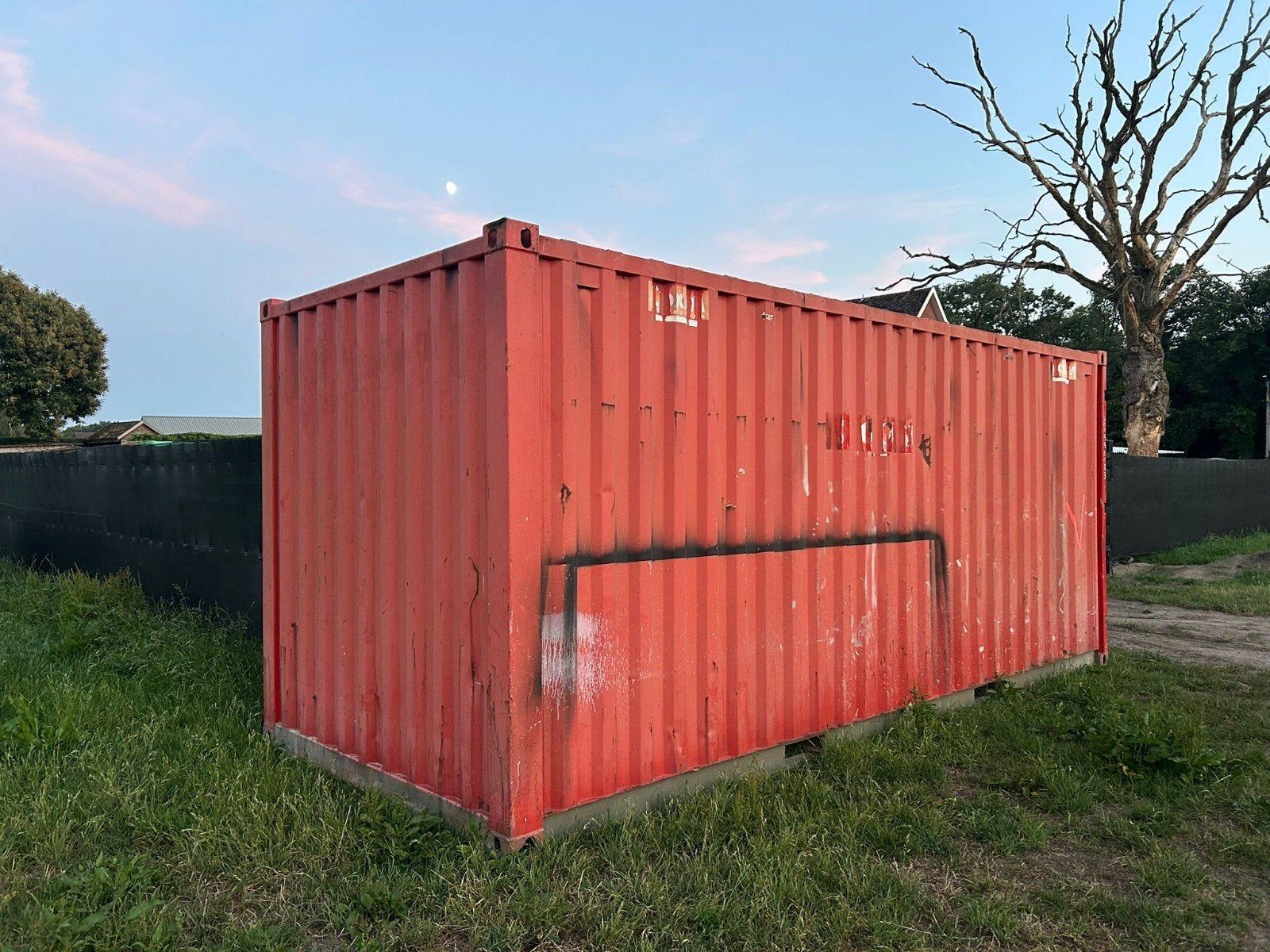 Conteneur d'entreposage à vendre 20 pieds, Articles professionnels, Machines & Construction | Abris de chantier & Conteneurs, Enlèvement