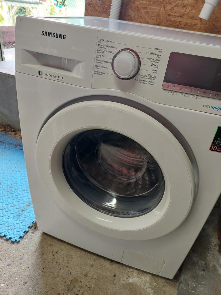 Wasmachine Samsung inverter Eco bubble, Ophalen