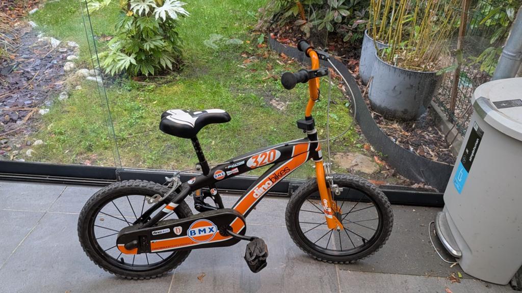 Stoere BMX Jongensfiets - 16 inch - (Weinig gebruikt), Fietsen en Brommers, Fietsen | Kinderfietsjes, Ophalen