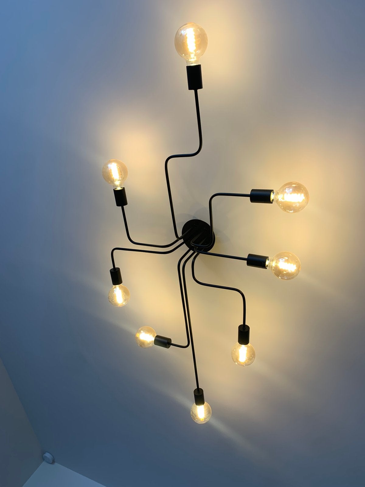 Plafondlamp te koop, Ophalen, Zo goed als nieuw, Metaal