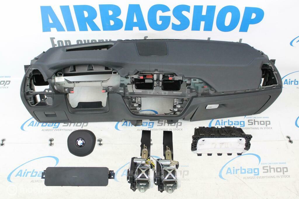 Airbag set Dashboard M HUD speaker blauw stiksels BMW X3 G01, Enlèvement ou Envoi, Utilisé