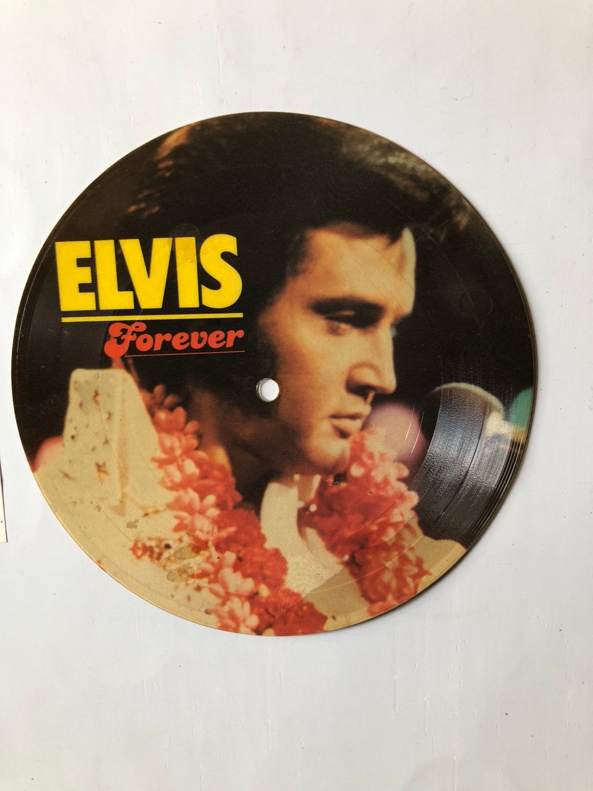 Elvis Presley : Forever (disque photo + timbre postal! !), Picture disc, Envoi, Comme neuf, Single