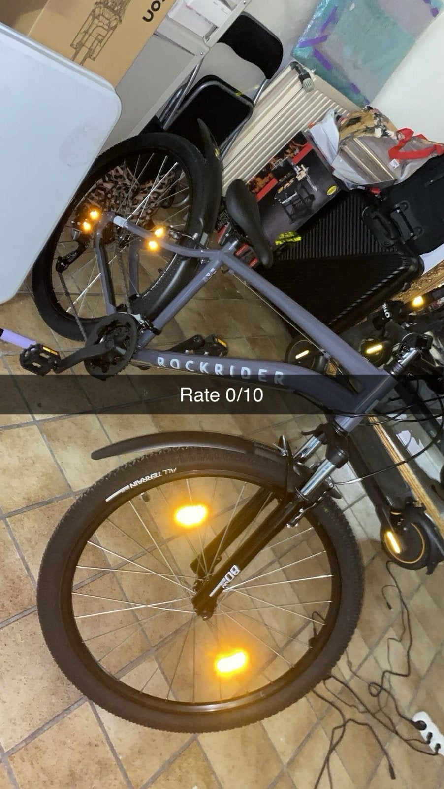 Rockrider, Ophalen, 22 inch, Versnellingen, Zo goed als nieuw