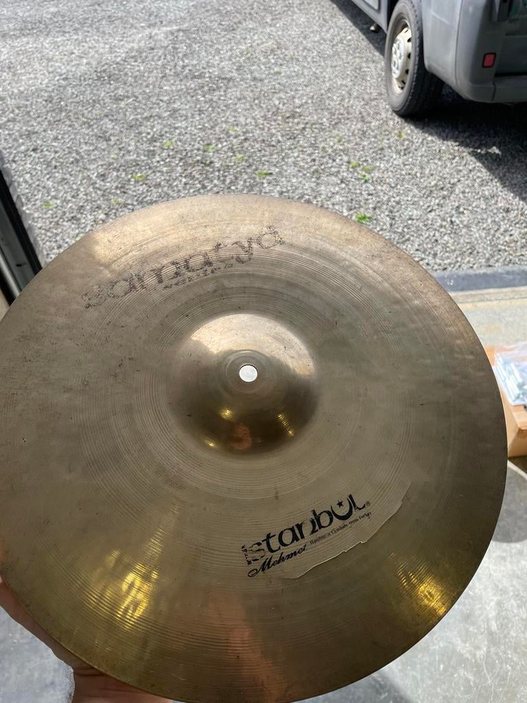 Istanbul samatya 16” crash met scheur, Musique & Instruments, Enlèvement, Utilisé