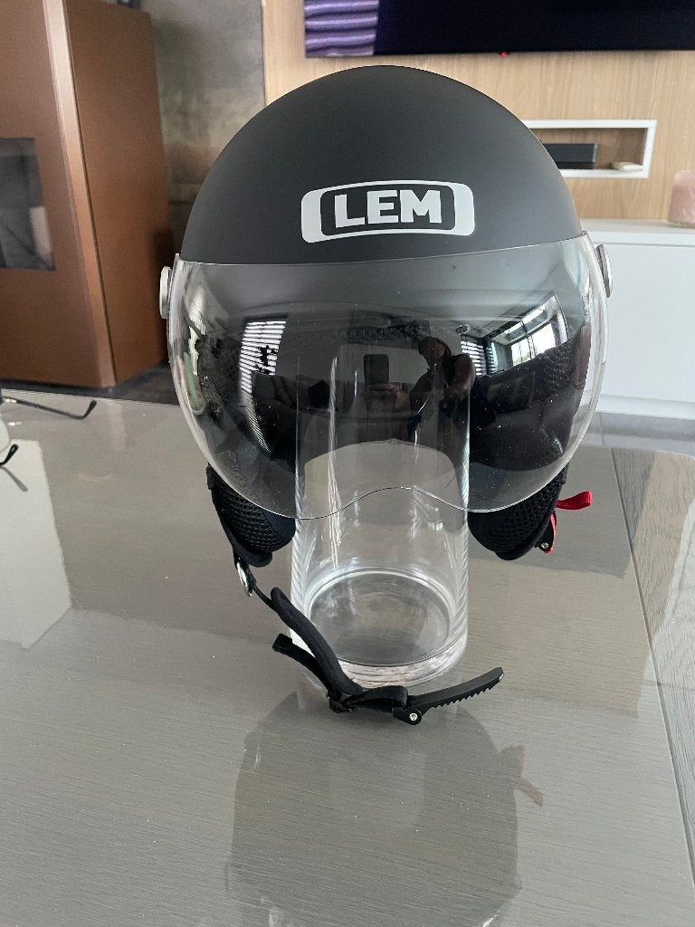 helm merk LEM maat L, Motoren, Dames, L, Tweedehands, Ophalen