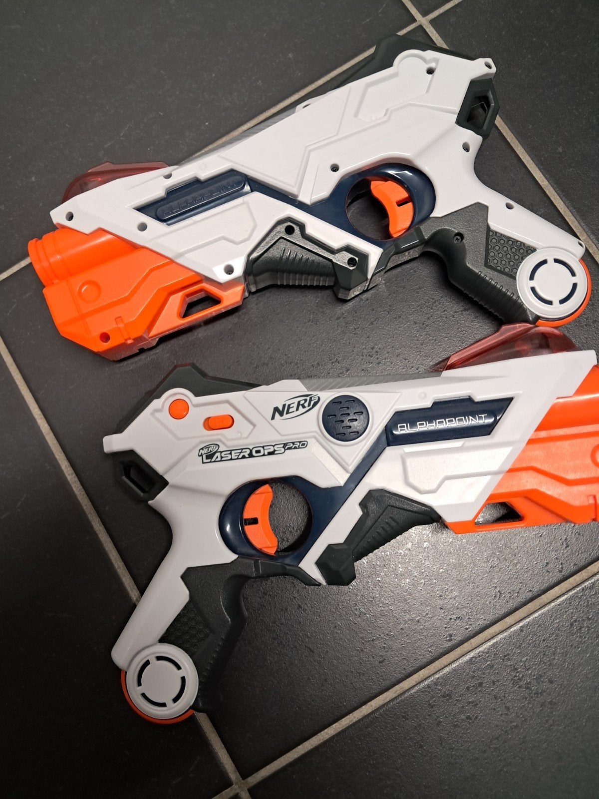 Nerf Laser set (2 stuks) + Smartphone Houders, Ophalen, Gebruikt
