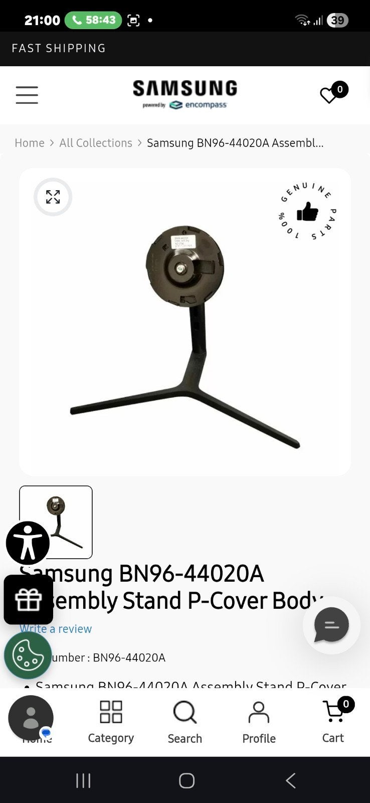 34-inch Samsung curved monitor stand, Computers en Software, Monitoren, Ophalen