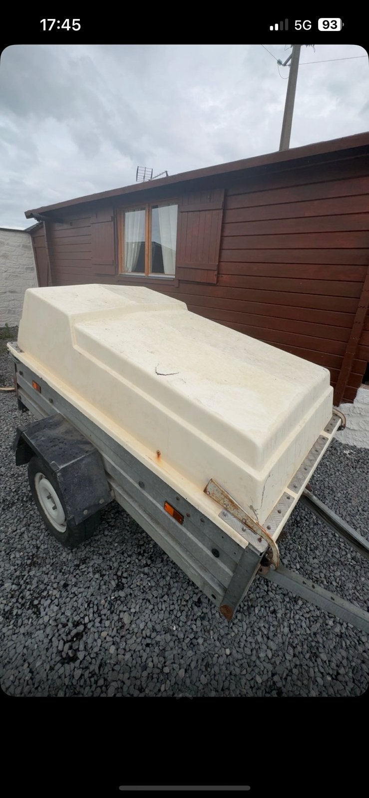 Remorque fermé, Autos : Divers, Remorques, Utilisé, Enlèvement