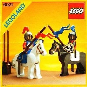 LEGO Castle Lion Knights 6021 Jousting Knights, Lego, Ophalen of Verzenden, Zo goed als nieuw, Castle