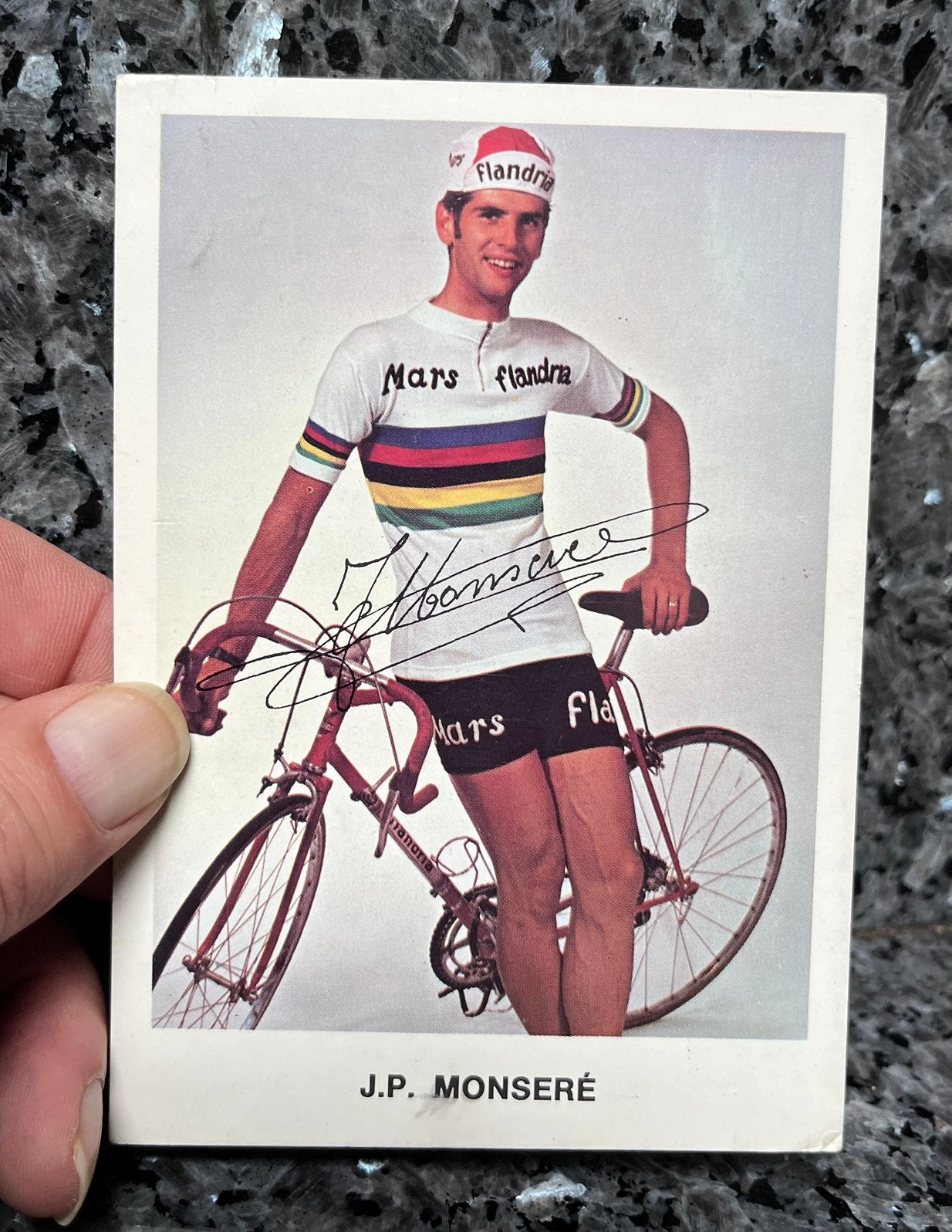 Jean-Pierre Monsere Flandria Mars werelkampioen, Collections, Articles de Sport & Football, Enlèvement, Comme neuf