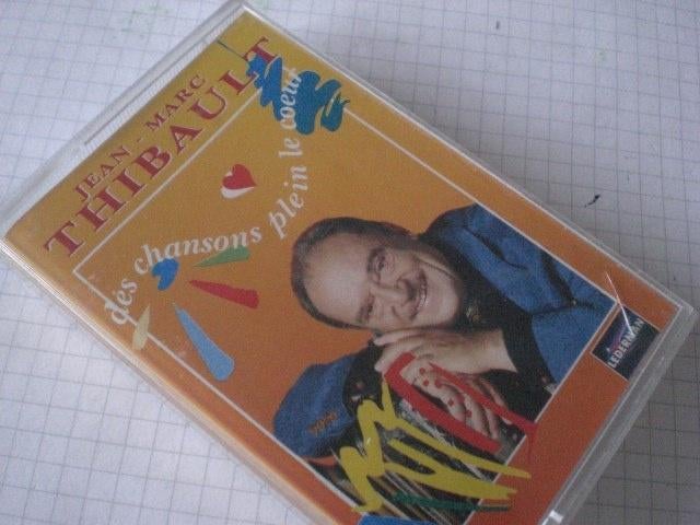 K7AUDIO: Jean-Marc Thibault Des chansons plein le coeur, Cd's en Dvd's, Cassettebandjes, Gebruikt, Verzenden, Overige genres, 1 bandje
