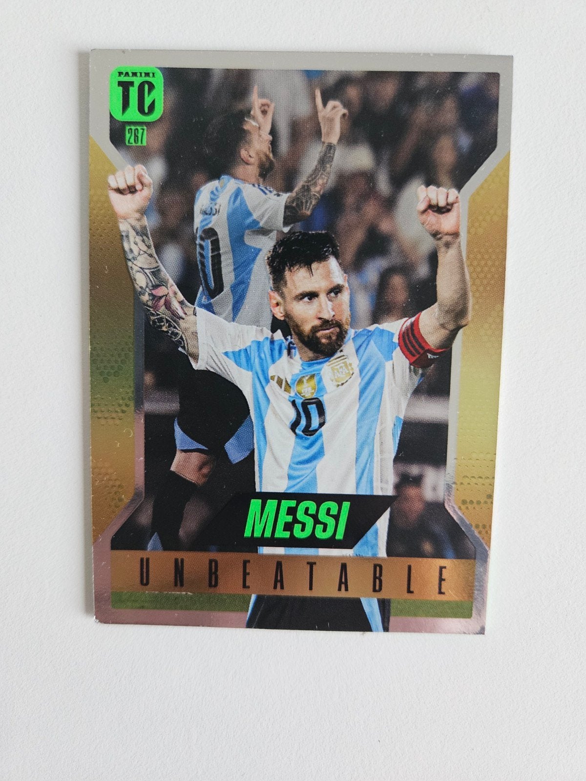 Panini haut de gamme Lionel Messi, Enlèvement ou Envoi, Comme neuf, Image