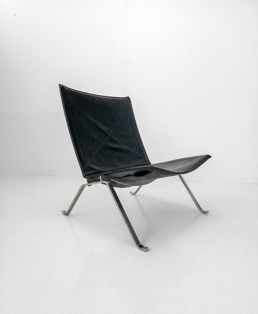 Poul Kjærholm — Fauteuil PK22 pour Fritz Hansen, Enlèvement ou Envoi, Utilisé, Cuir