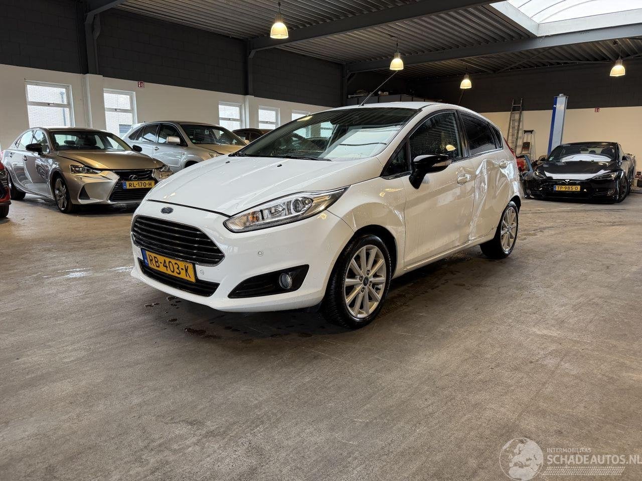 Ford Fiesta 1.0 EcoBoost, 998 cm³, Boîte manuelle, Henry-Ford-Straße  1 ,50735, Köln, Deutschland, Blanc