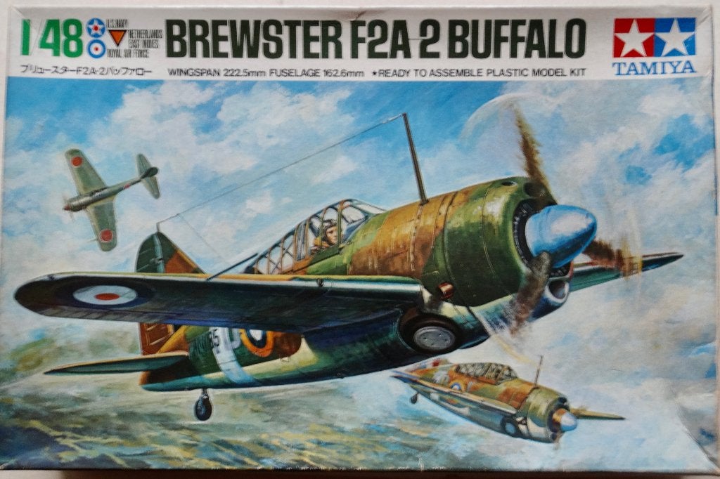 TAMIYA 1/48 - BREWSTER F2A 2 BUFFALO, Enlèvement ou Envoi, Neuf, Plus grand que 1:72, Avion