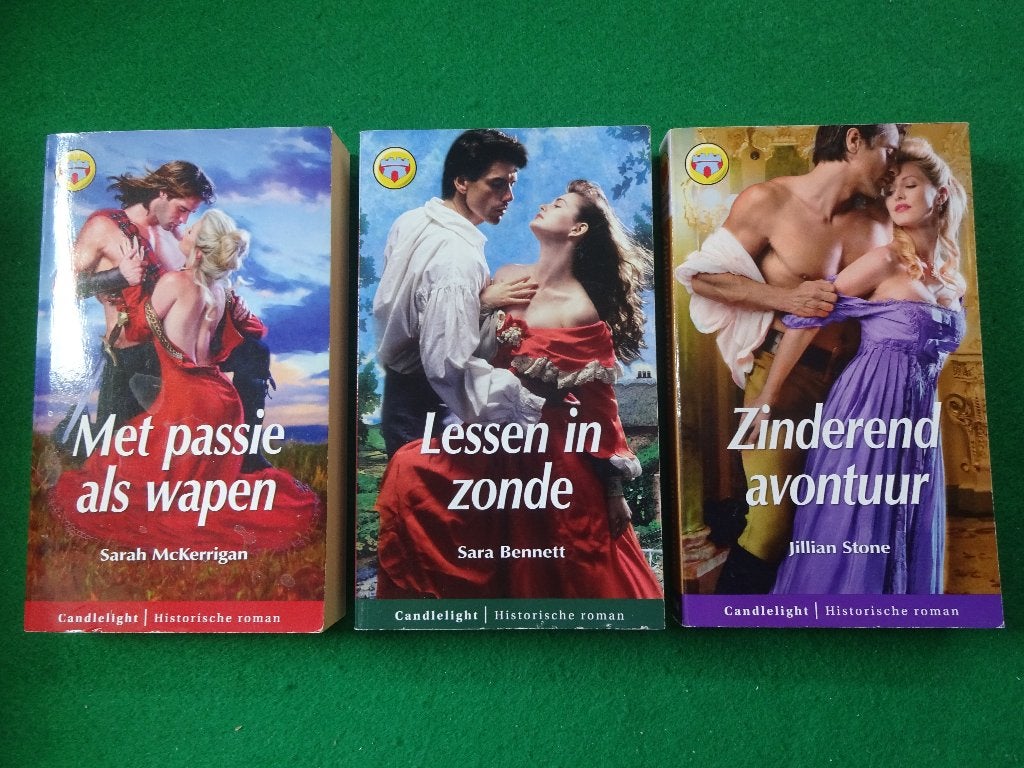 Candlelight, historische romans, Boeken, Ophalen, Zo goed als nieuw, België