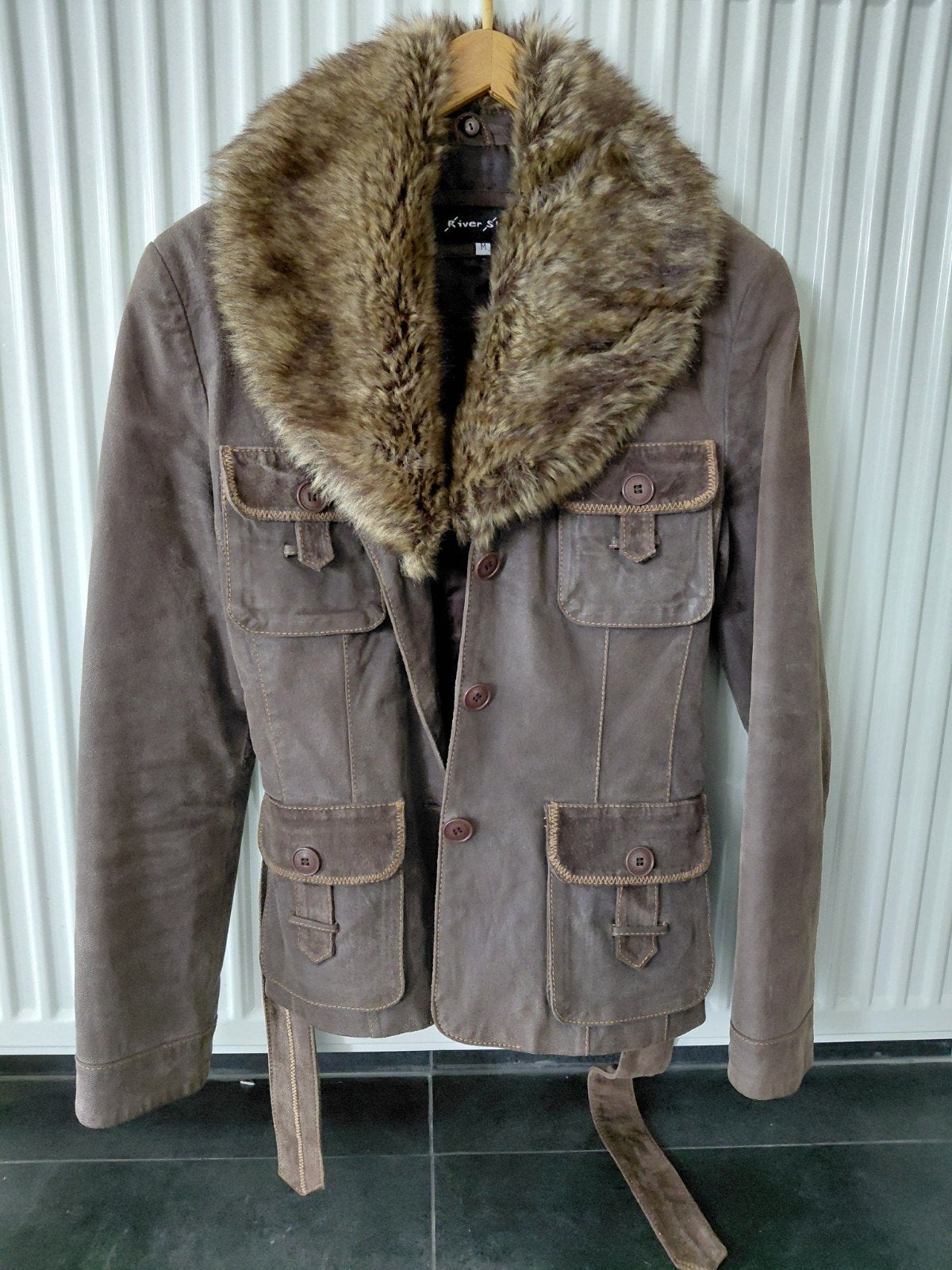 Lederen jas, Kleding | Dames, Ophalen of Verzenden, Maat 38/40 (M)