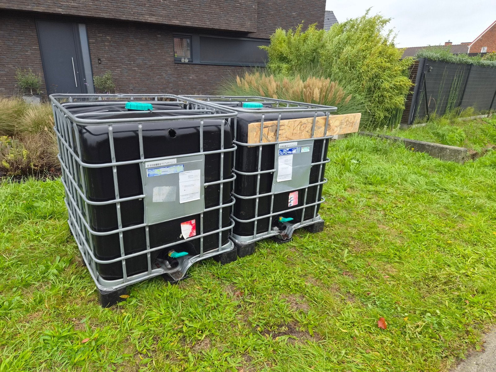 Watervat 1000liter, Tuin en Terras, Ophalen