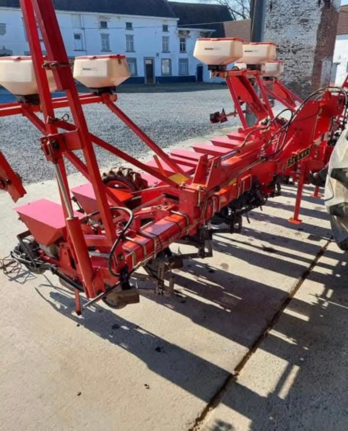 Becker bietenzaaimachine, Ophalen, Akkerbouw, Weidebouw