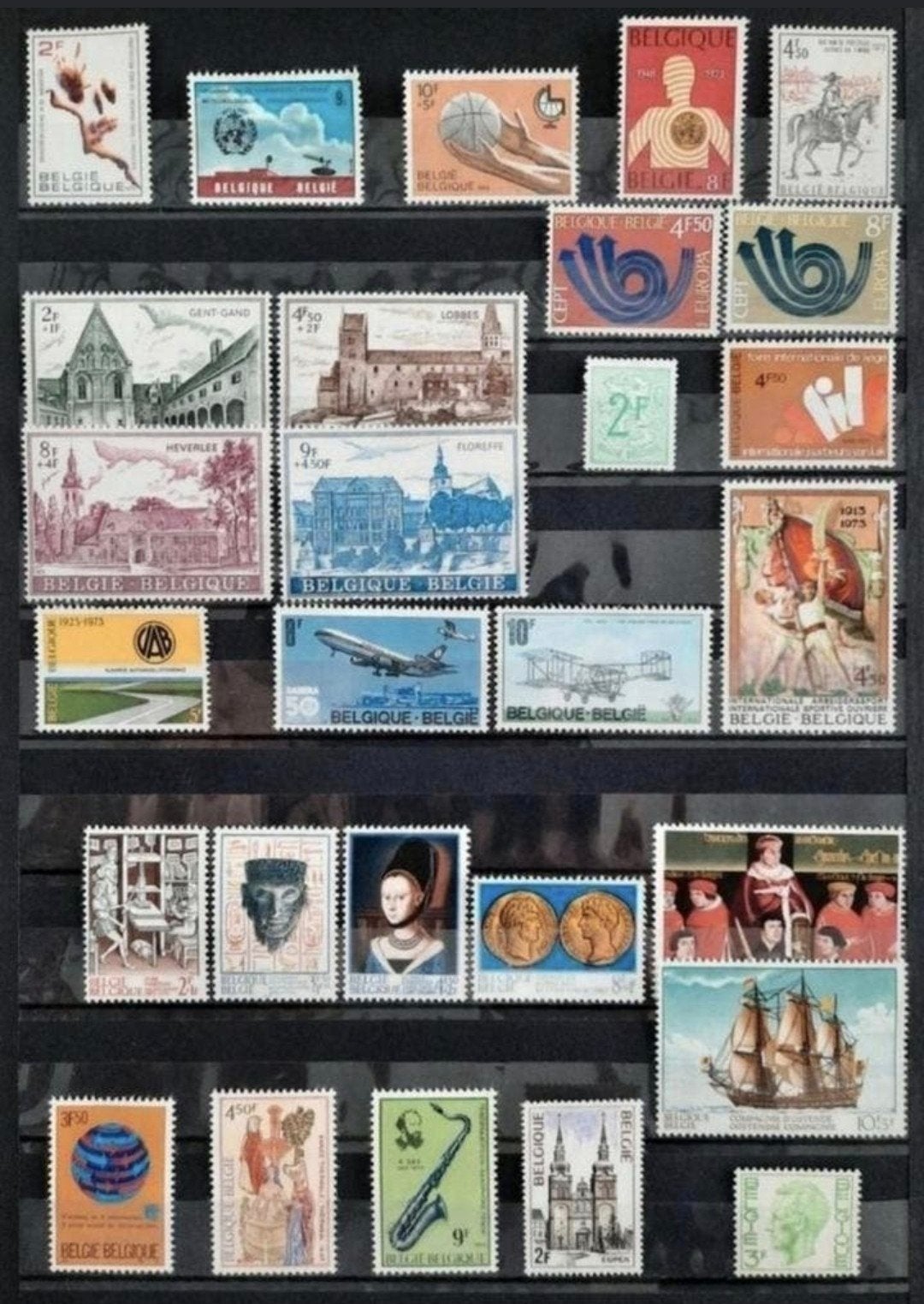 België: OBP 1660/99 ** Volledig jaar 1973., Frankeerzegel, Ophalen of Verzenden, Zonder stempel, Postfris