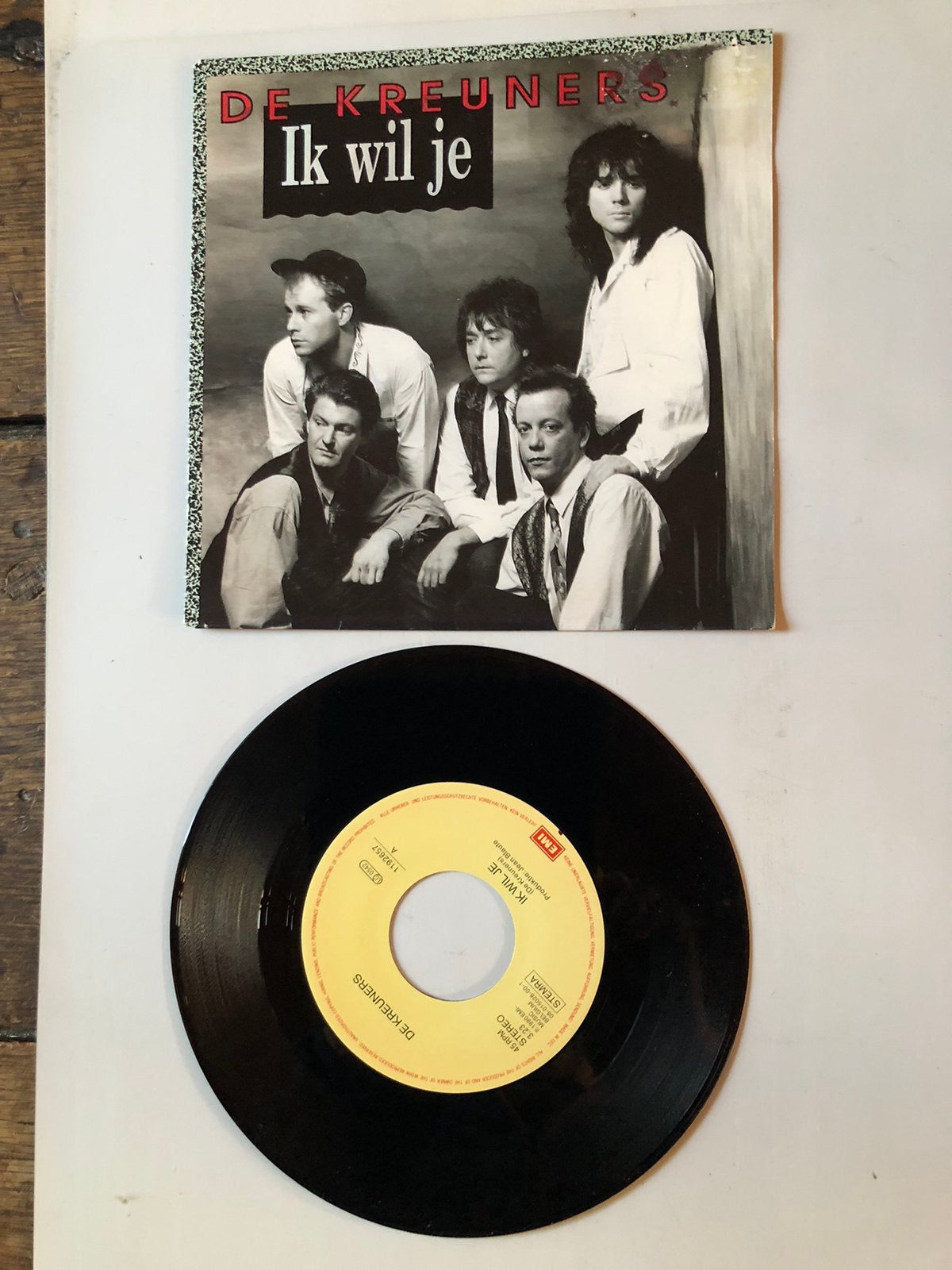 De Kreuners: Ik wil je ( belpop; 1990), Verzenden, Zo goed als nieuw