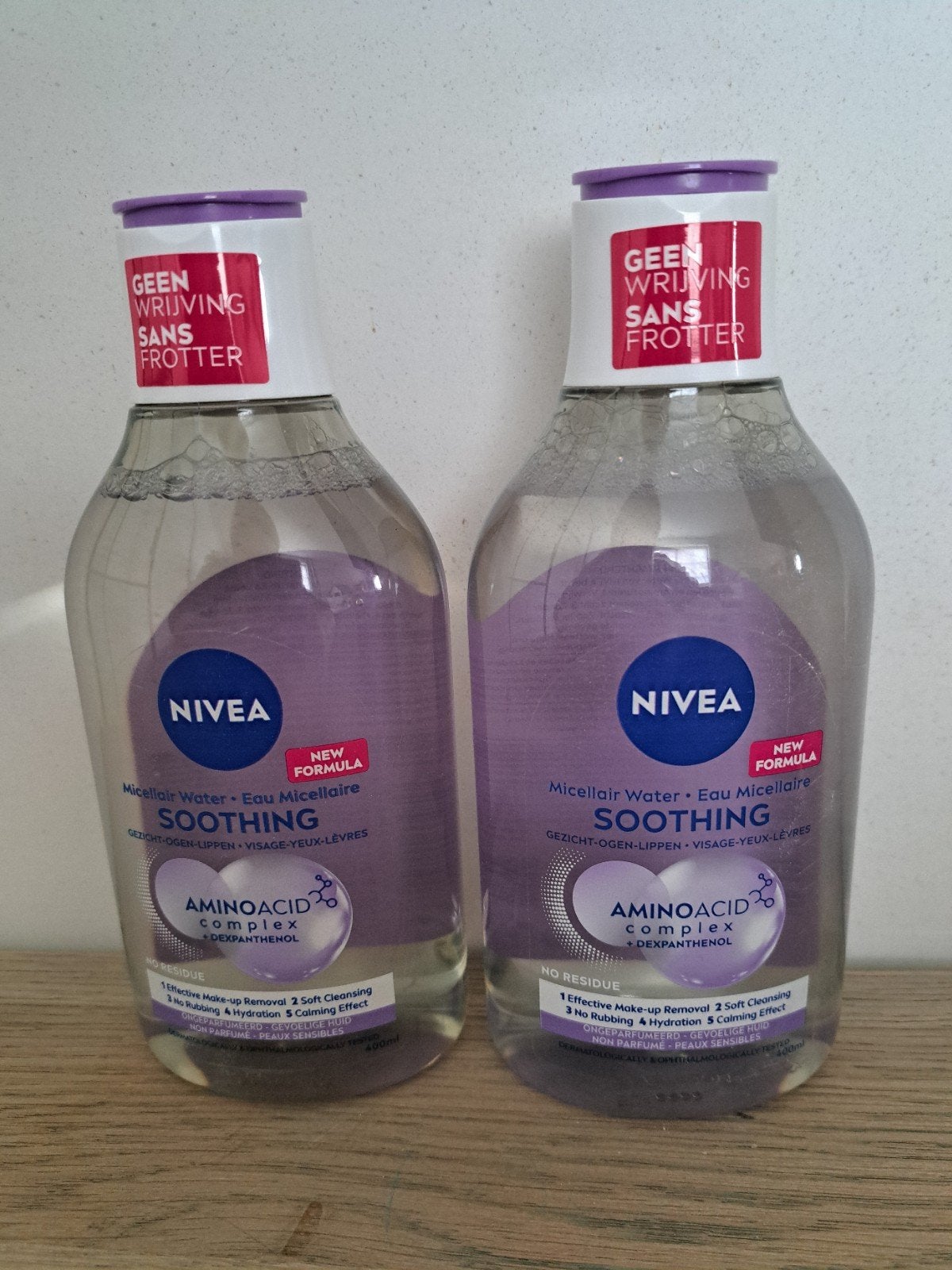2x nieuw micellair water - reinigingswater Nivea 400ml, Ophalen of Verzenden