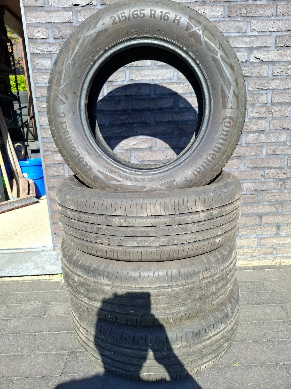 4 continental banden 215/65R16, Ophalen, Band(en)