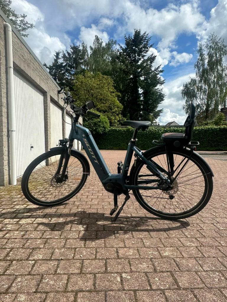 Scott Sub E-ride Unisex, Fietsen en Brommers, Elektrische fietsen, Zo goed als nieuw, Overige merken, 51 tot 55 cm, 50 km per accu of meer