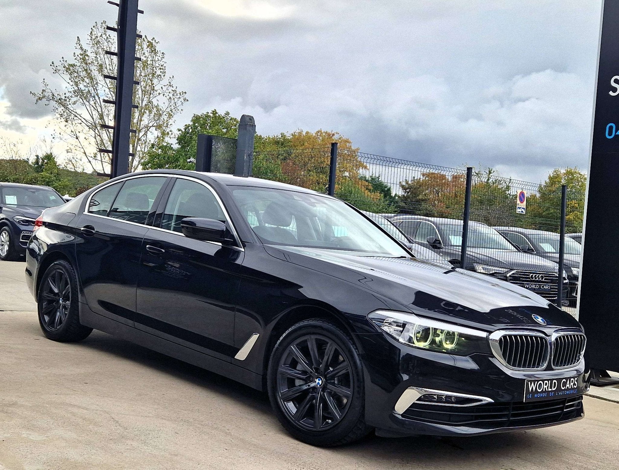 BMW 5 Serie 520 dA Luxury - BOITE AUTO - COCKPIT - CUIR NOIR, Automaat, 4 deurs, Achterwielaandrijving, 4 cilinders