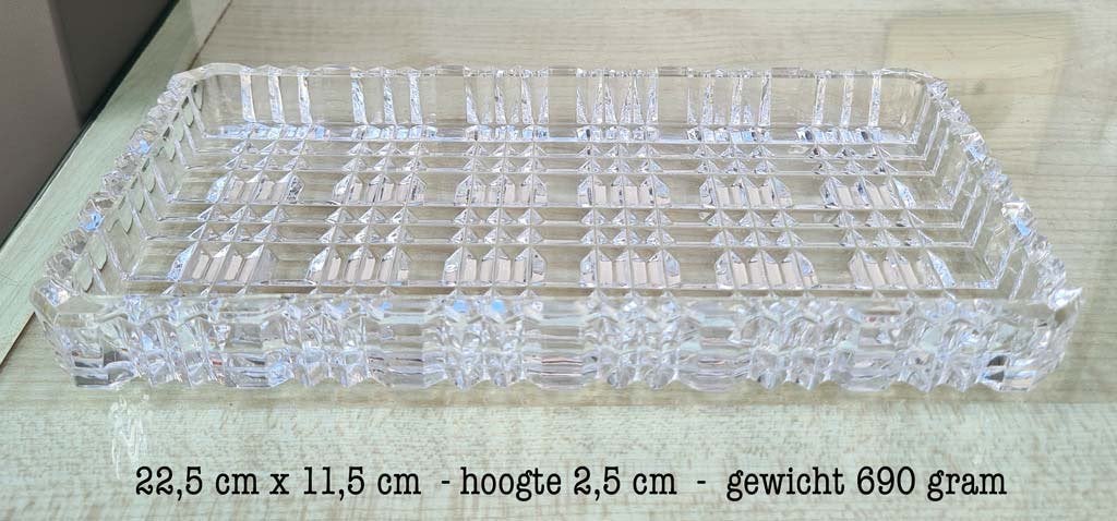 serveerschaaltje kristal? perfecte staat, Maison & Meubles, Cuisine | Vaisselle, Enlèvement, Comme neuf