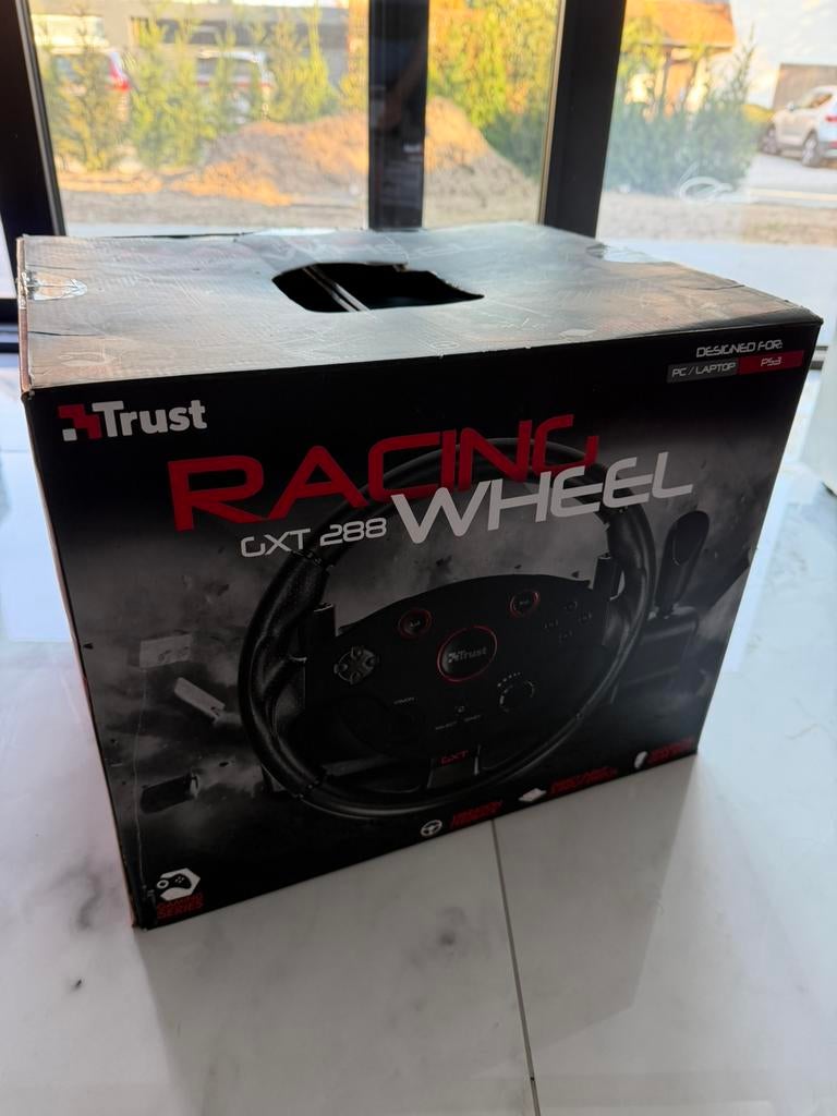 Racing wheel Trust (2 paar), Computers en Software, Joysticks, Ophalen, Zo goed als nieuw