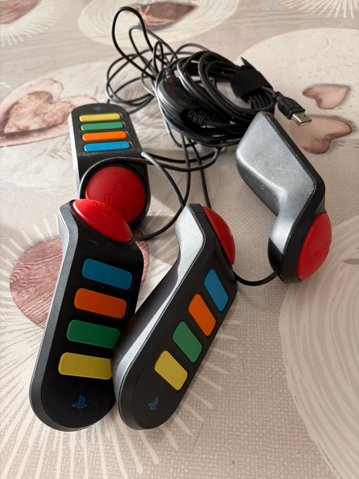 Buzz! Pak van 4 stuks! draadloze zoemers PlayStation (USB), Ophalen of Verzenden