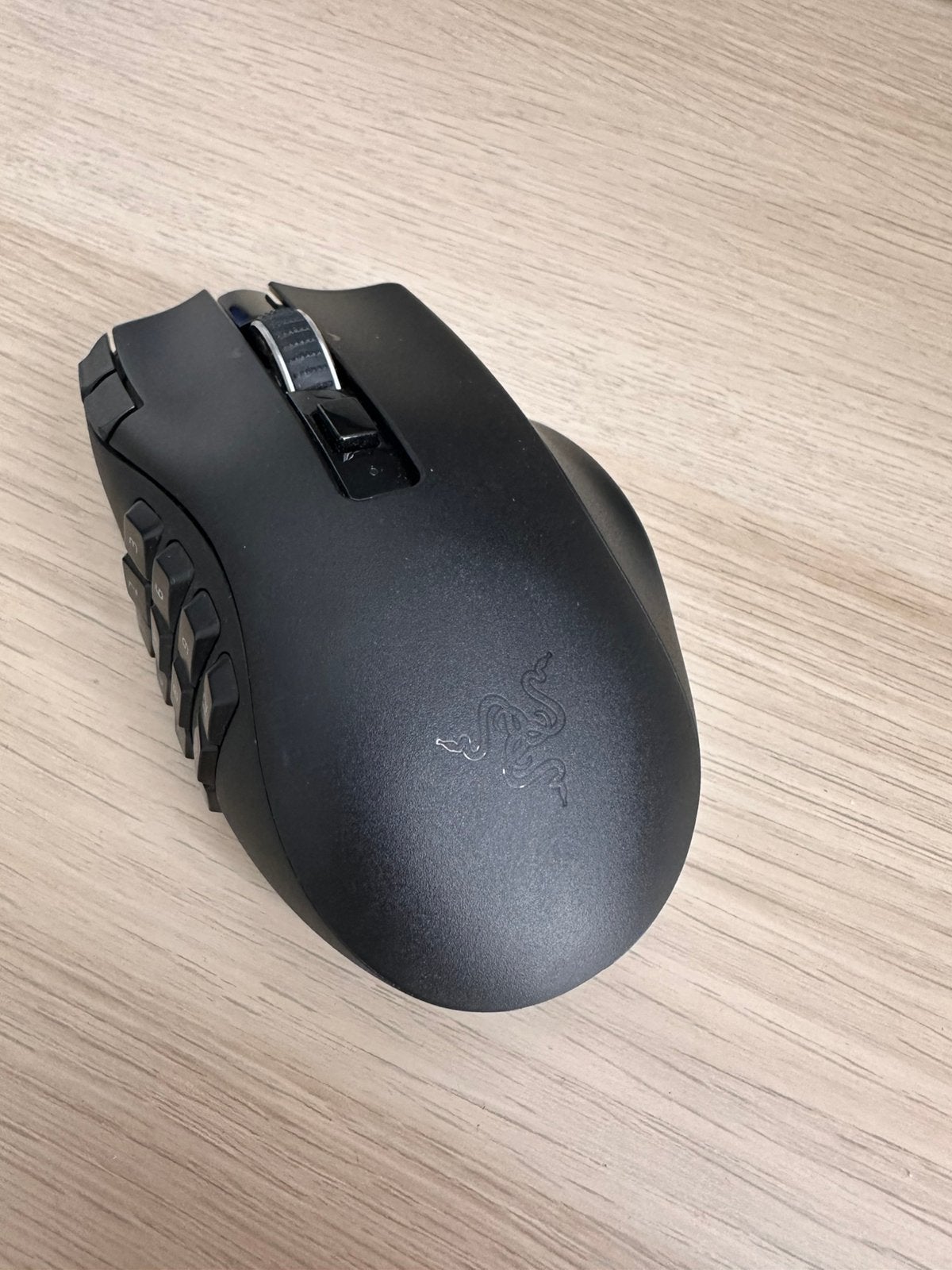 Razer Naga V2 Hyperspeed Noir, Computers en Software, Muizen, Ophalen, Zo goed als nieuw, Draadloos