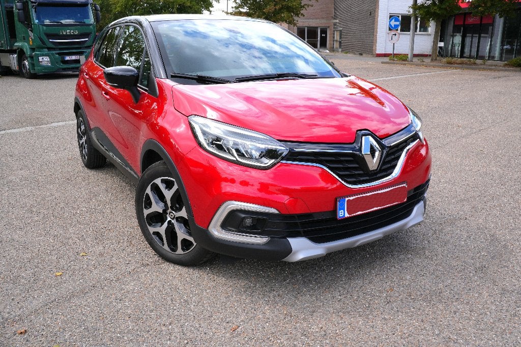 Renault Captur TCe 150 EDC Red Edition (=full option), Auto's, 4 cilinders, Leder en Stof, 5 zetels, Particulier