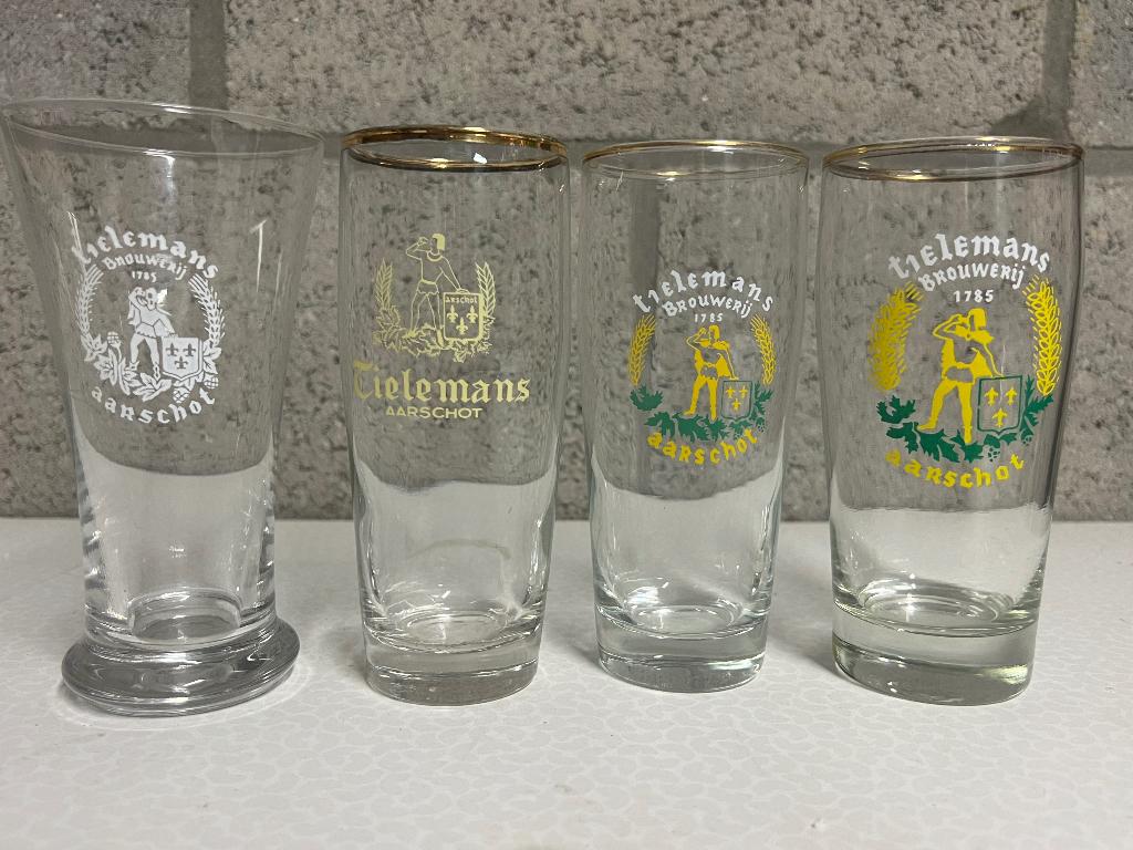 Brouwerij Tielemans, Verzamelen, Biermerken, Ophalen of Verzenden, Gebruikt, Glas of Glazen, Overige merken