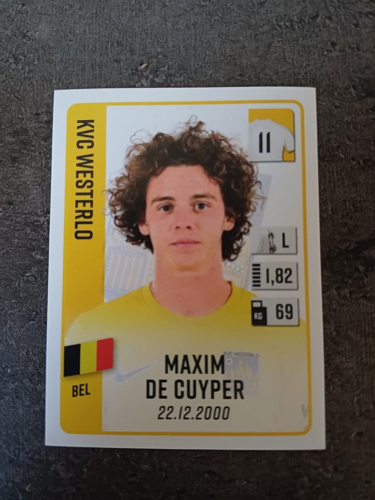 Panini Pro League 2022-2023 De Cuyper Westerlo, Verzenden