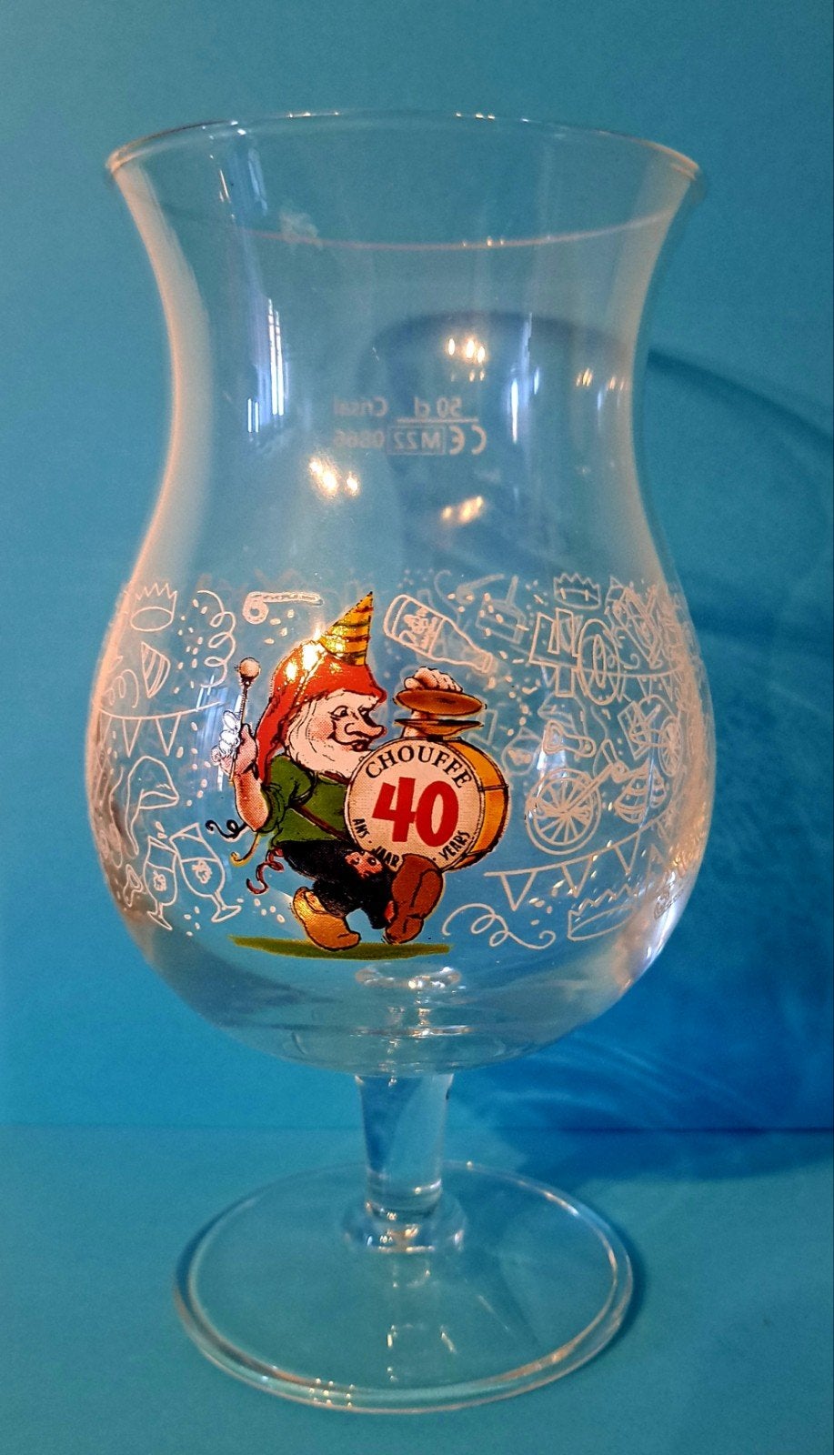 chouffe 40 jaar 50cl glas uit Frankrijk, Ophalen