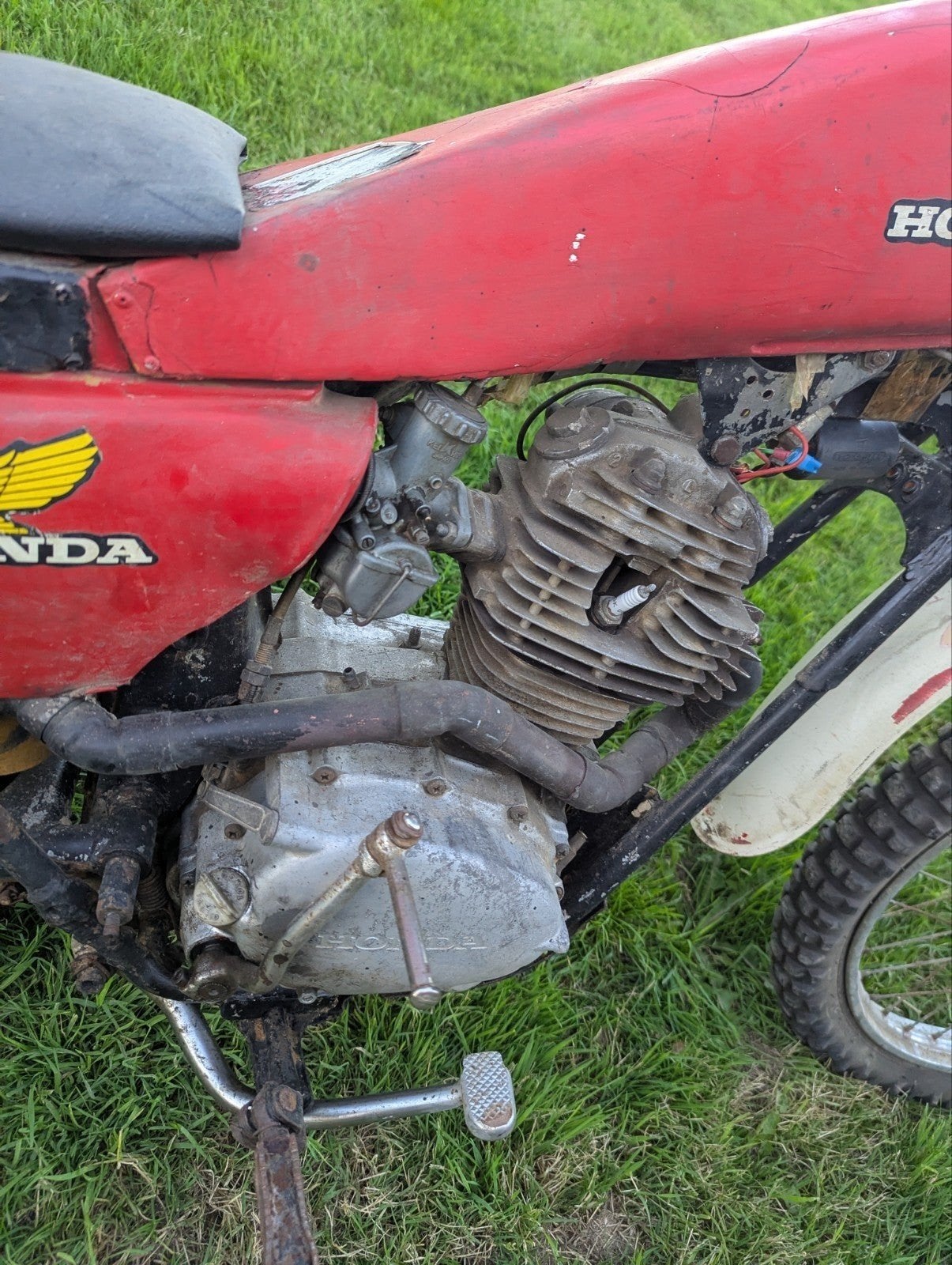 honda SL125 voor onderdelen of opmaak, Ophalen